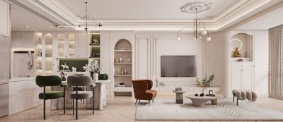 法式客餐厅3D模型下载